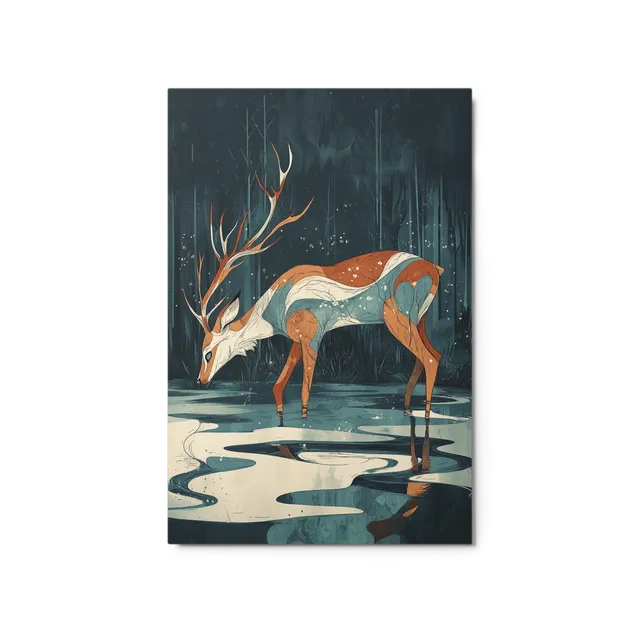 Mystical Forest Deer | Art Print