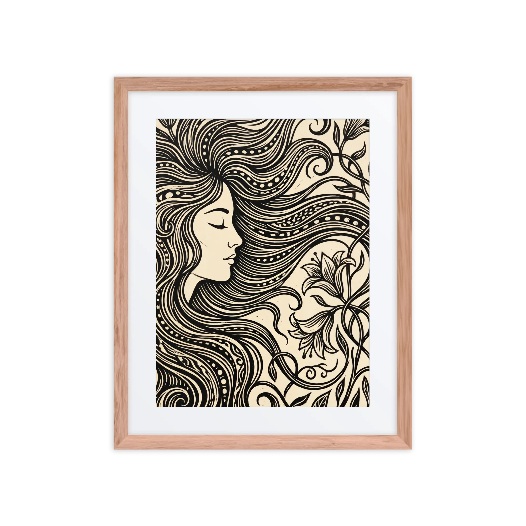 Lírios da Musa Art Nouveau