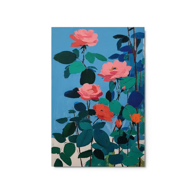 Azure Roses | Art Print