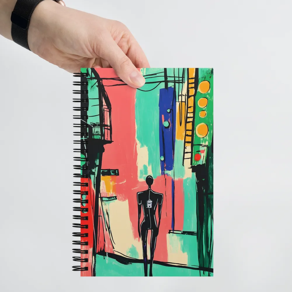 Urban Solitude in Color 
 Spiral Notebook | 140 pages