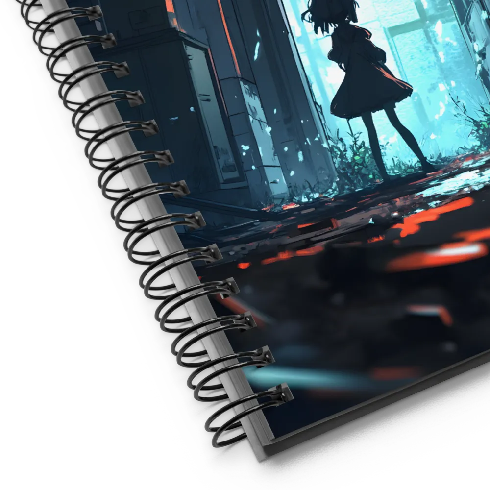 Vigil of the Glowing Clock 
 Spiral Notebook | 140 pages