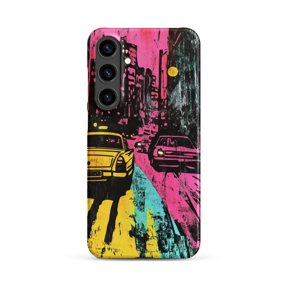 Neon Night Taxi | Phone Case