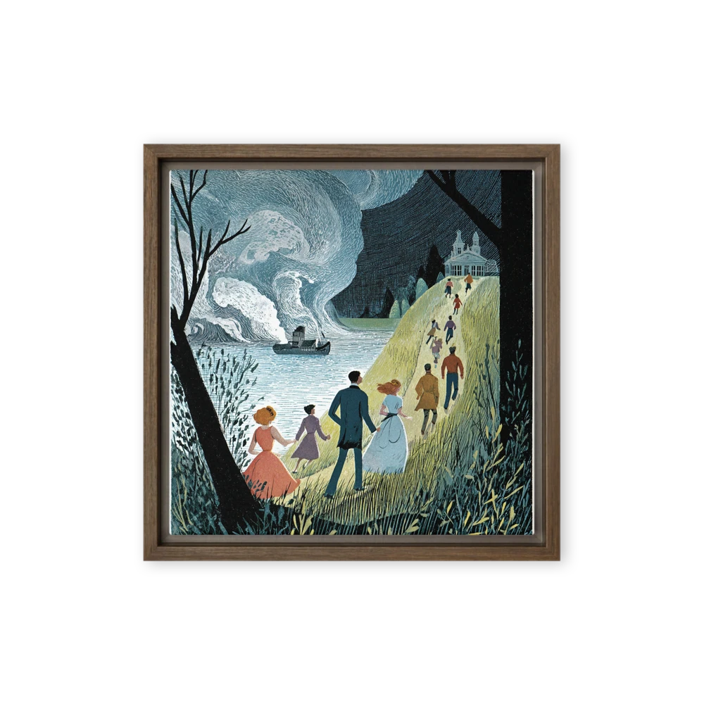 The Journey Uphill | Art Print
