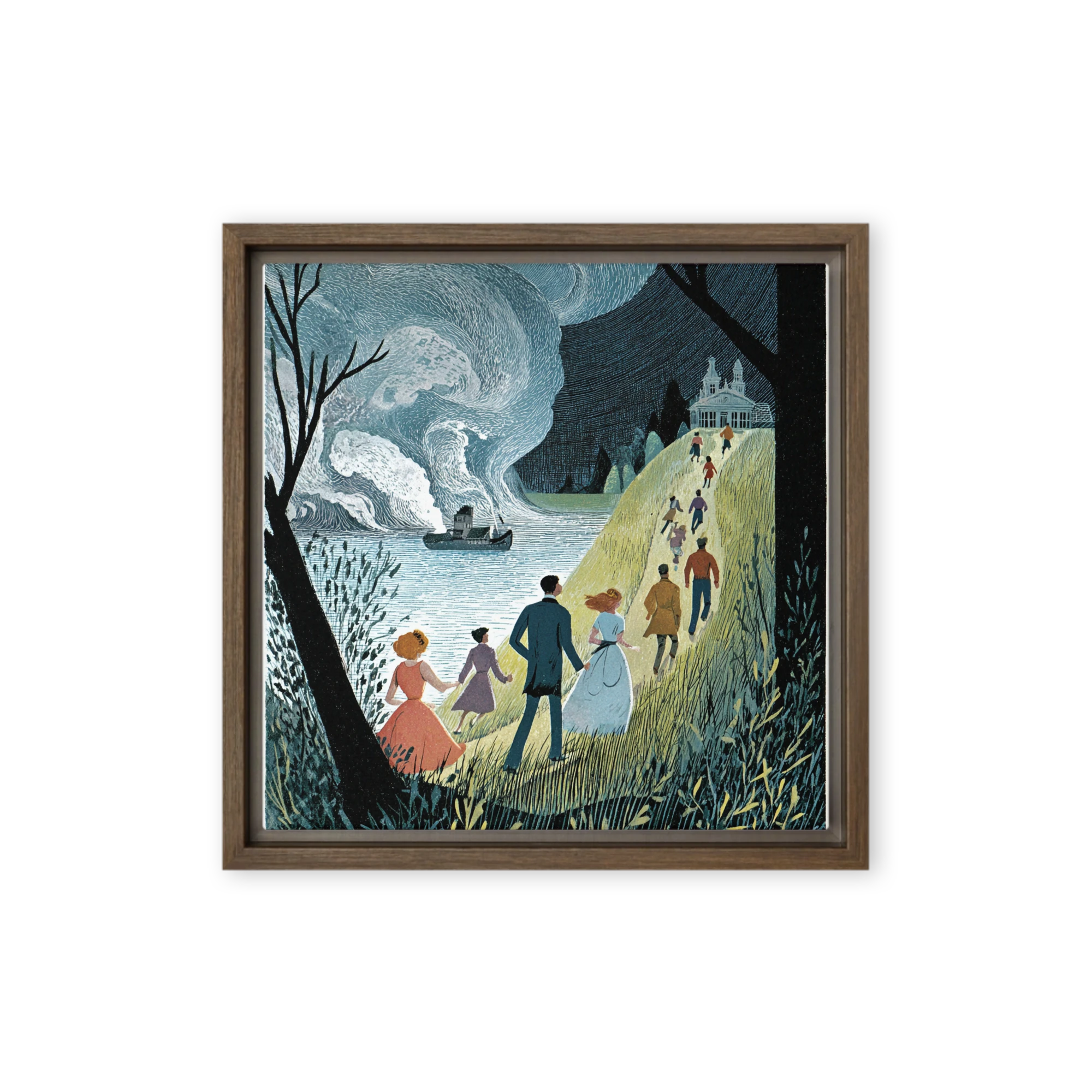 The Journey Uphill | Art Print