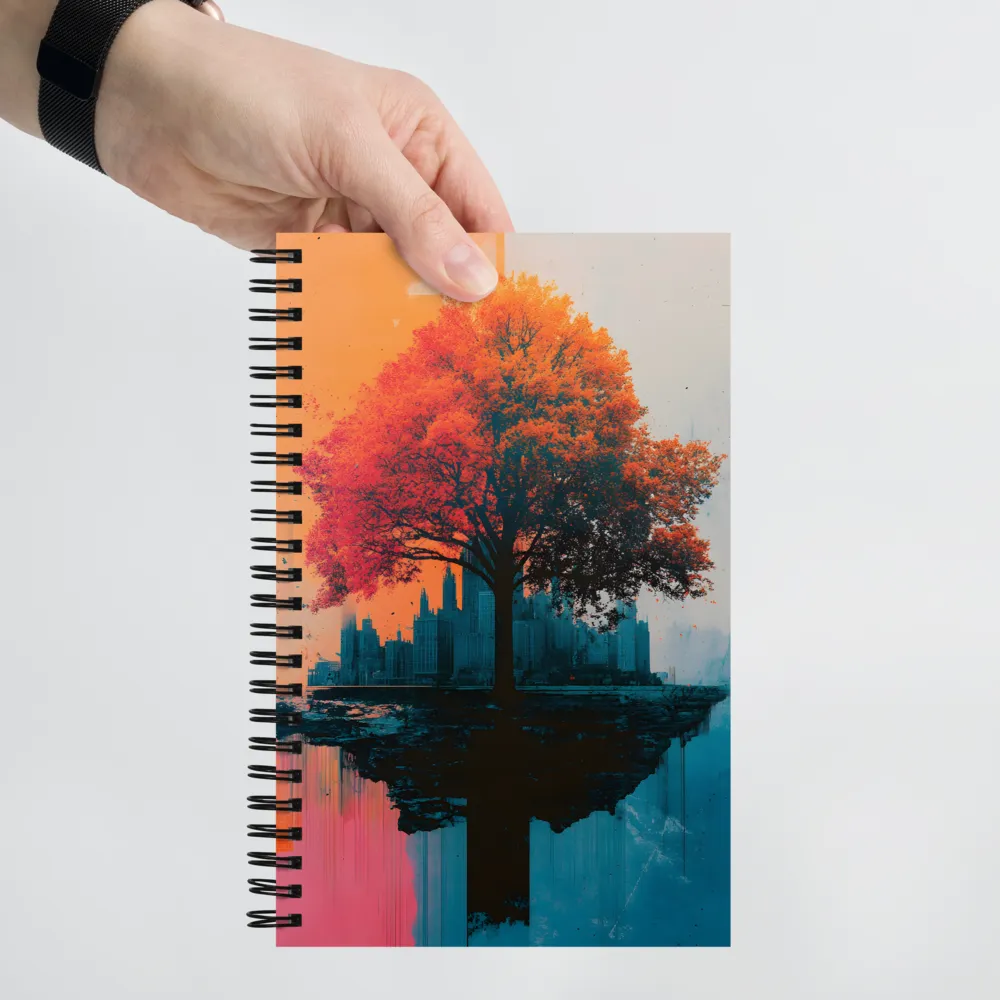 Urban Canopy Mirage 
 Spiral Notebook | 140 pages