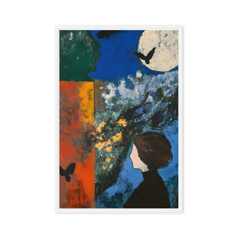 Moonlit Contemplation 
 Canvas | 18″x 26″