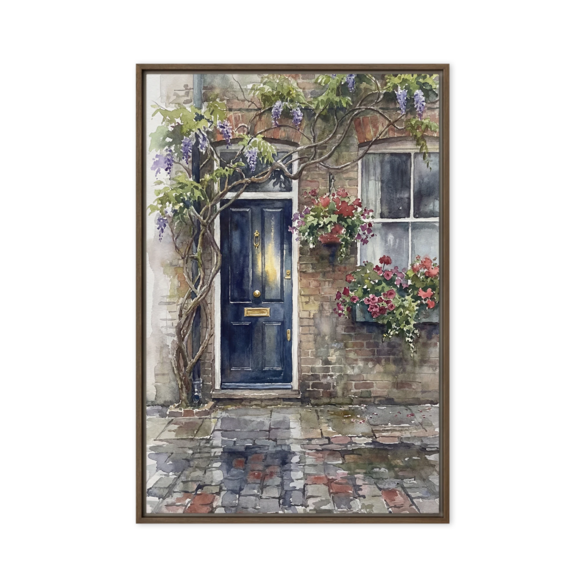 Wisteria Archway Watercolor
