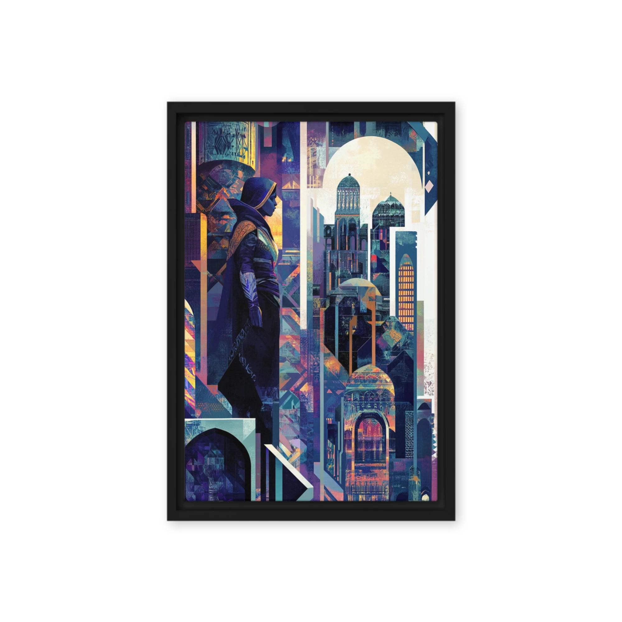 Enigmatic Urban Wanderer | Art Print