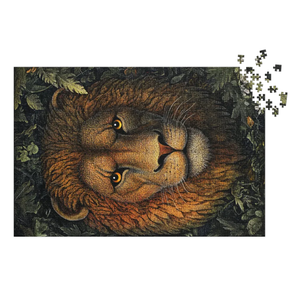The Lion in Foliage