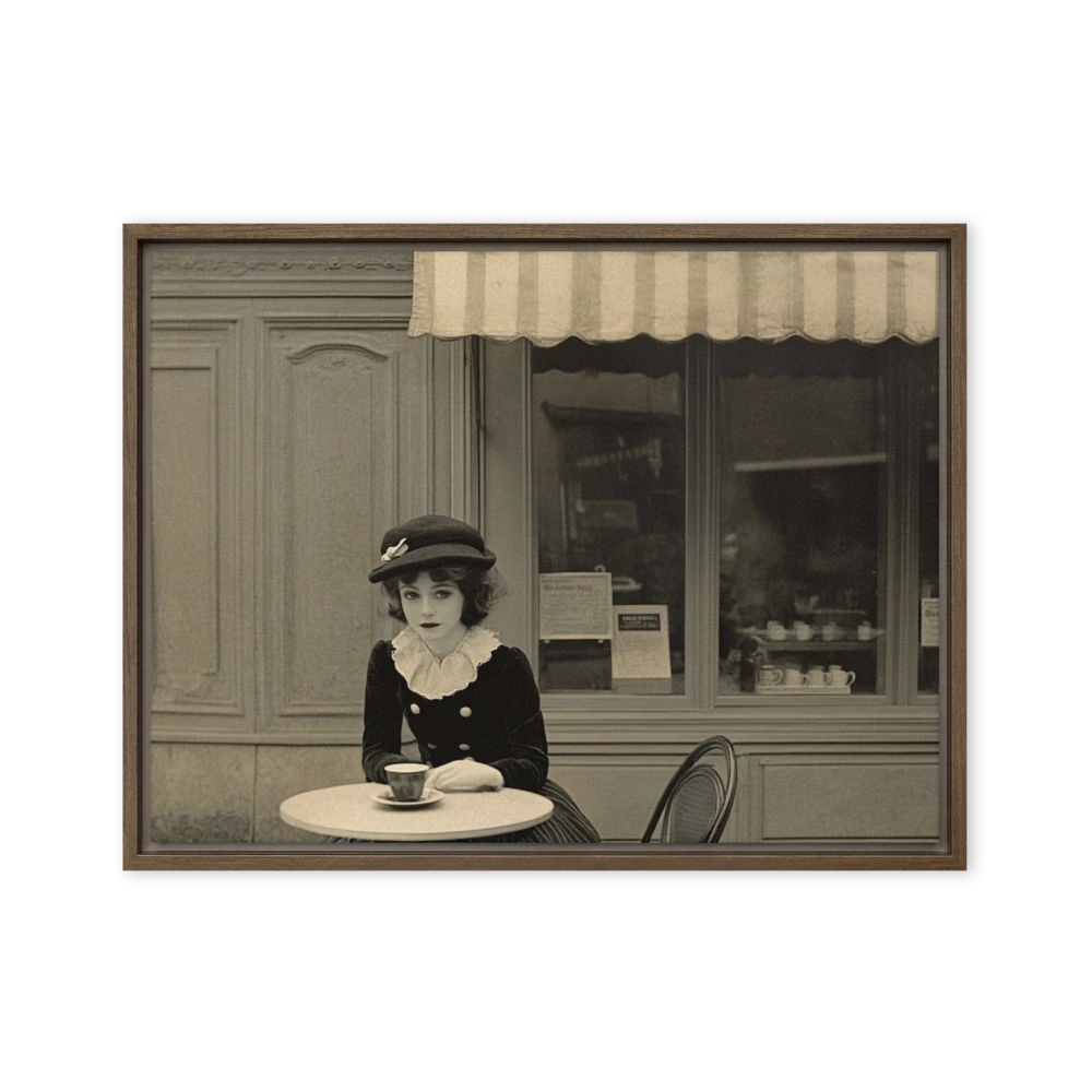 La Parisienne au Cafe | Art Print