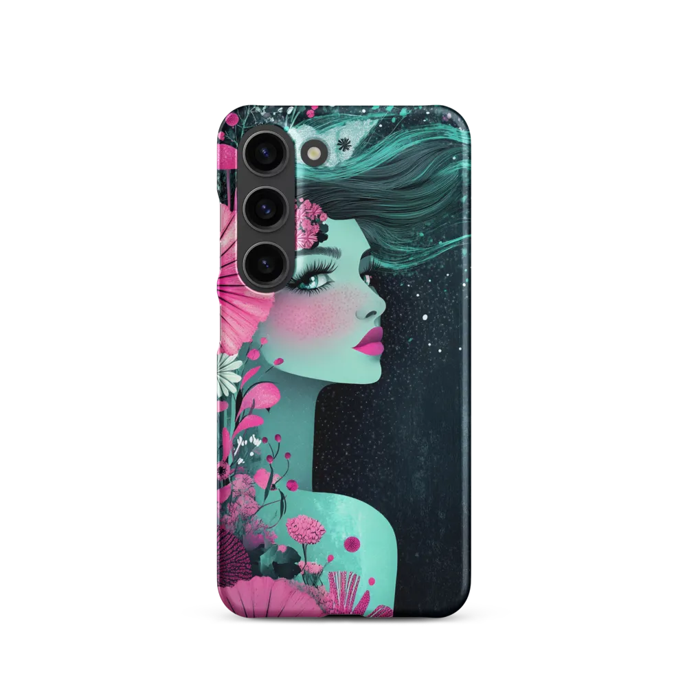 Floral Harmony: Portrait of Serenity | Phone Case