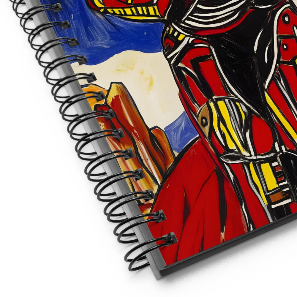 Cosmic Vigil 
 Spiral Notebook | 140 pages