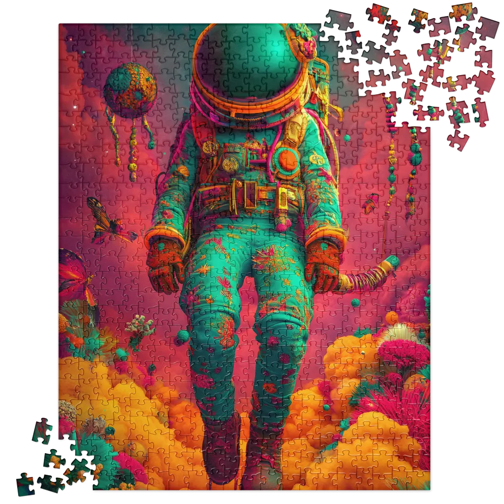 Cosmic Voyager 
 Jigsaw Puzzle in Tin Box