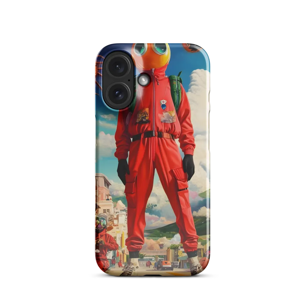 Urban Surrealism: The Goggle-Eyed Giant 
 iPhone 14 Pro | Tough Case