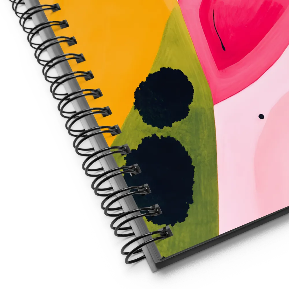 Fluid Abstract Composition 
 Spiral Notebook | 140 pages