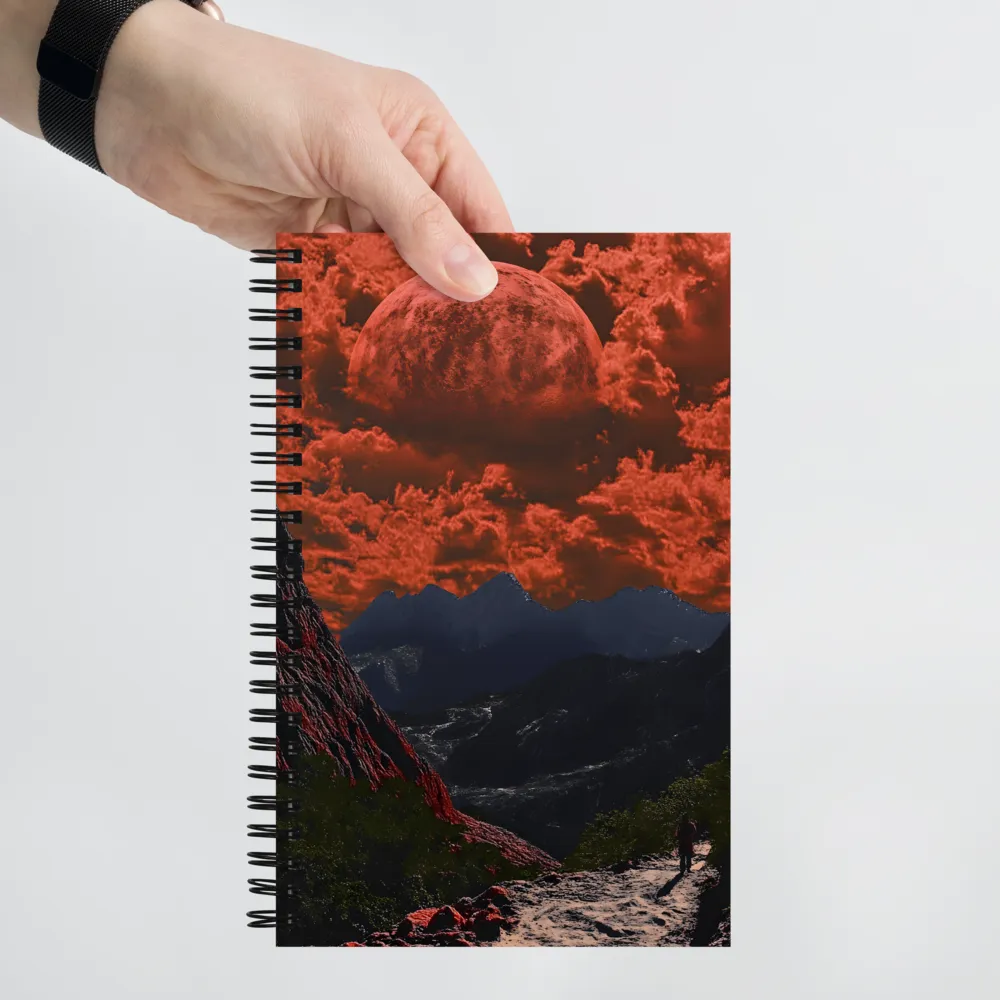Solitary Journey on the Red Planet 
 Spiral Notebook | 140 pages