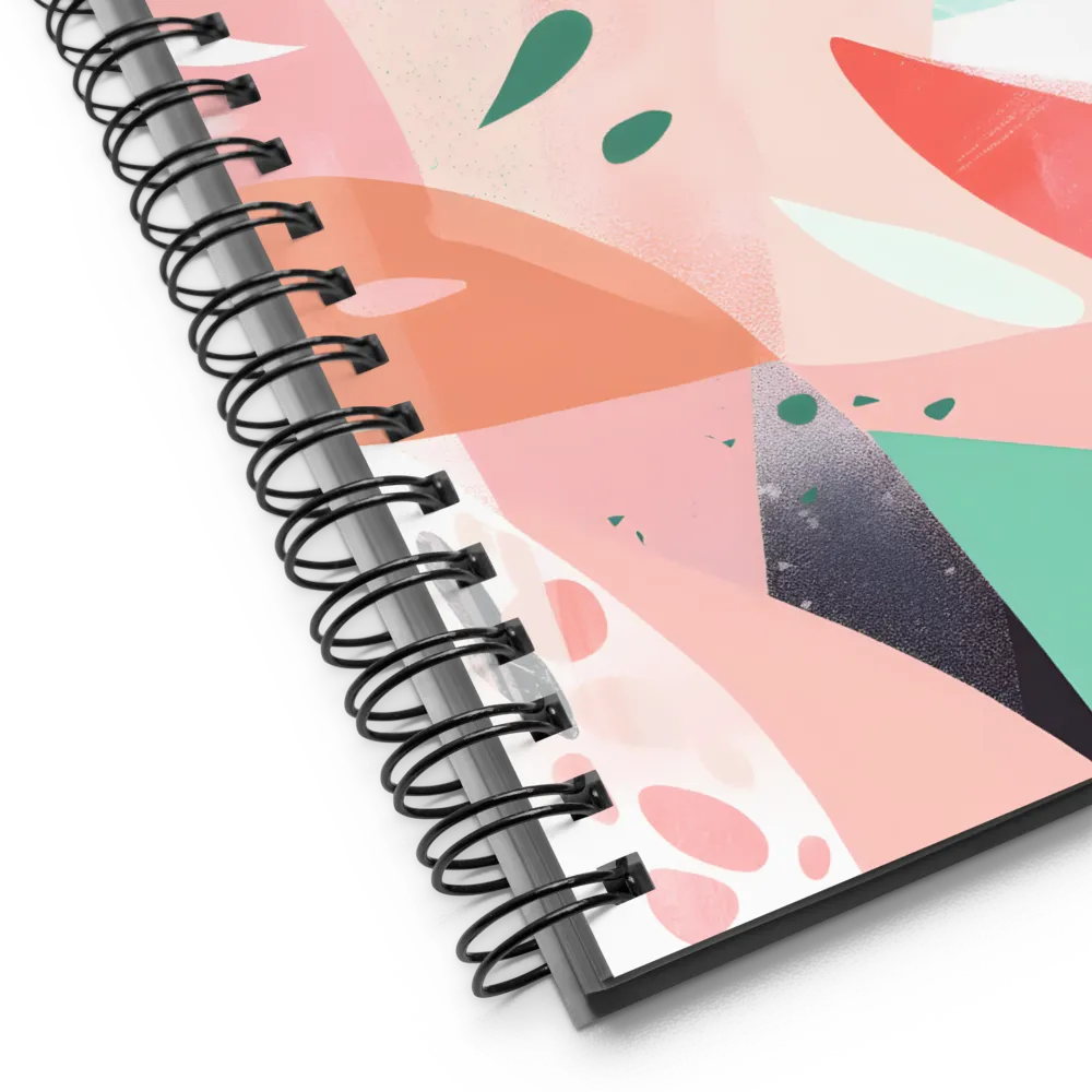 Pastel Flowing Abstraction 
 Spiral Notebook | 140 pages