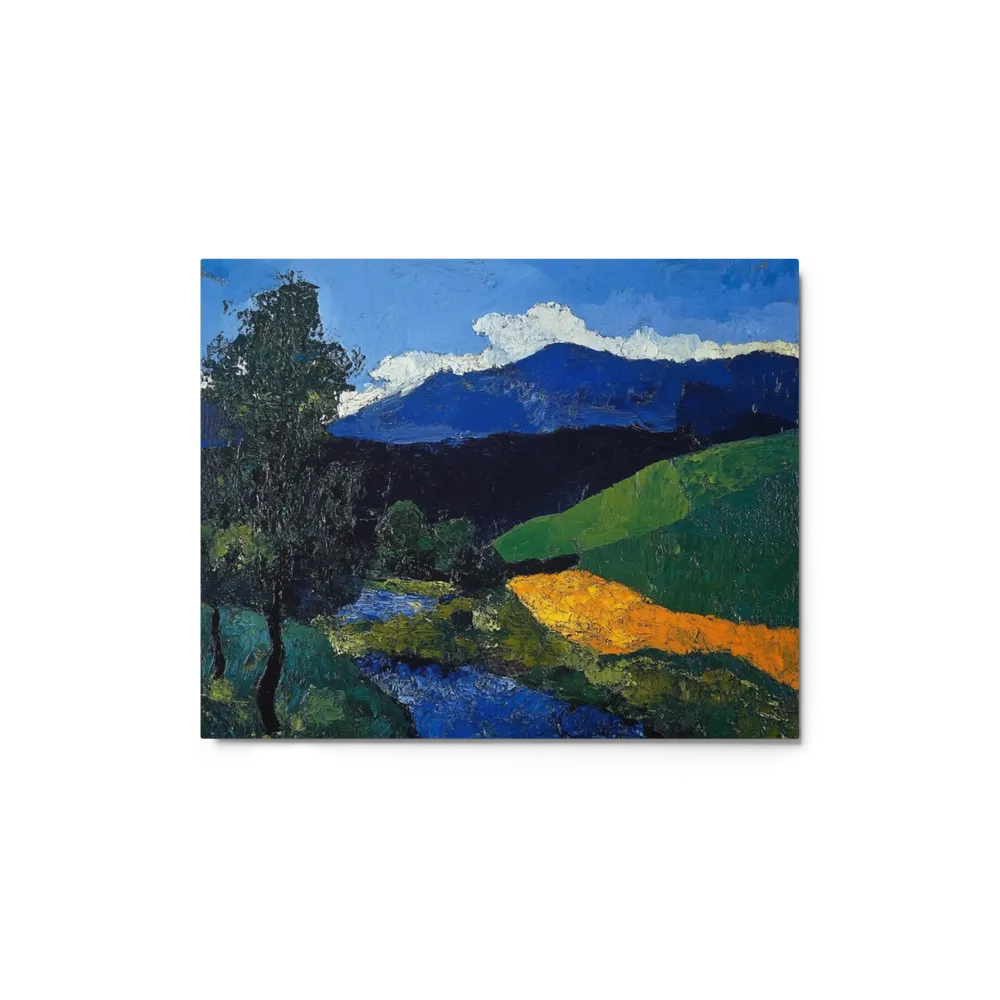Alpine River Landscape | Art Print