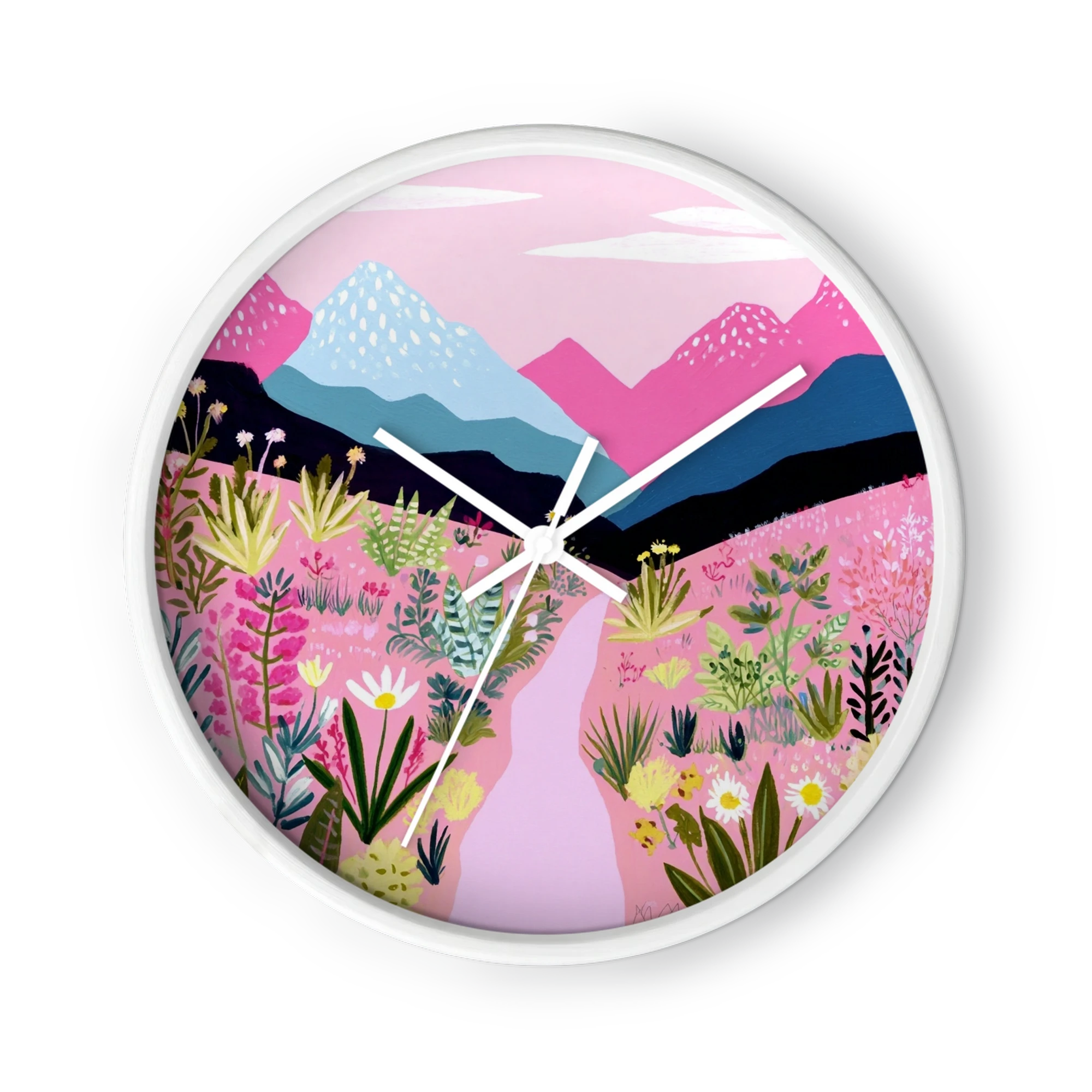 Pink Mountain Valley Path