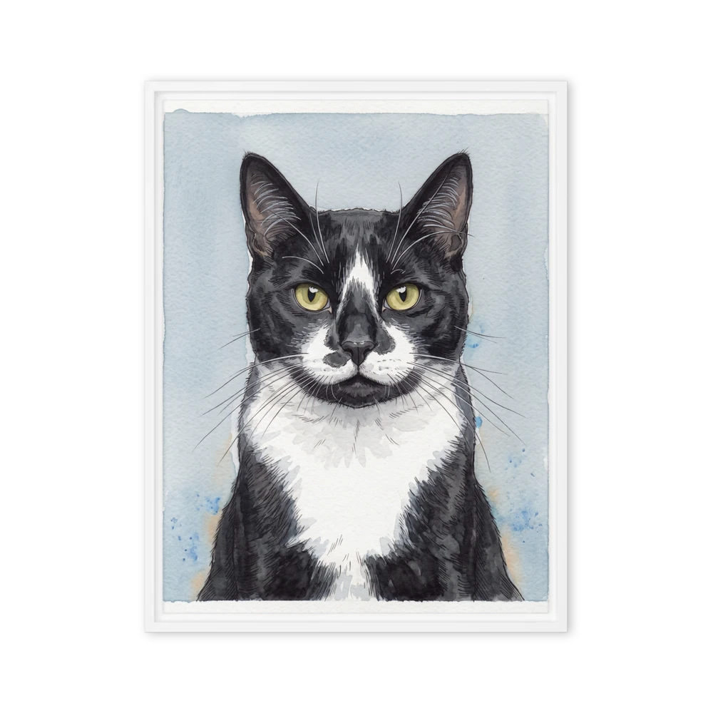 Pet Portrait — Ink & Wash