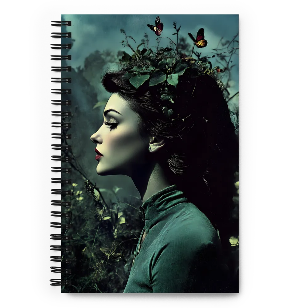 Enchanted Botanical Profile 
 Spiral Notebook | 140 pages