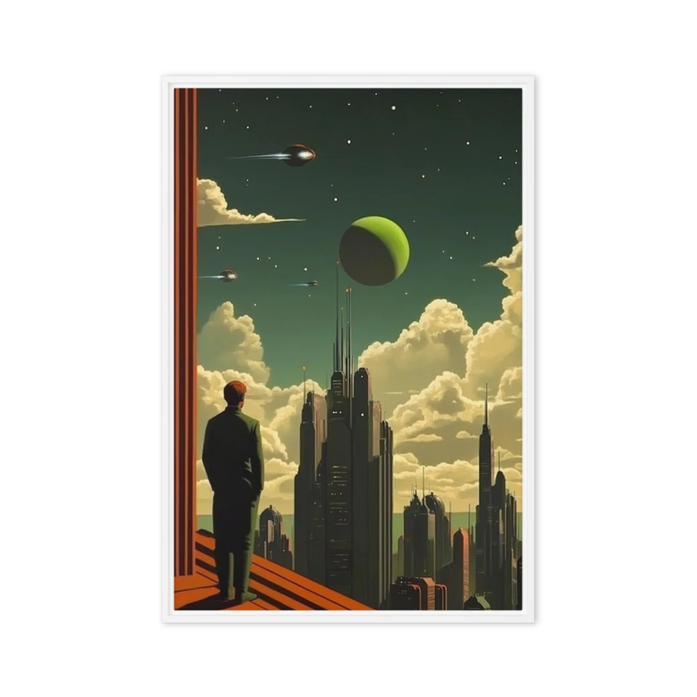 Observer of the Emerald City | Art Print