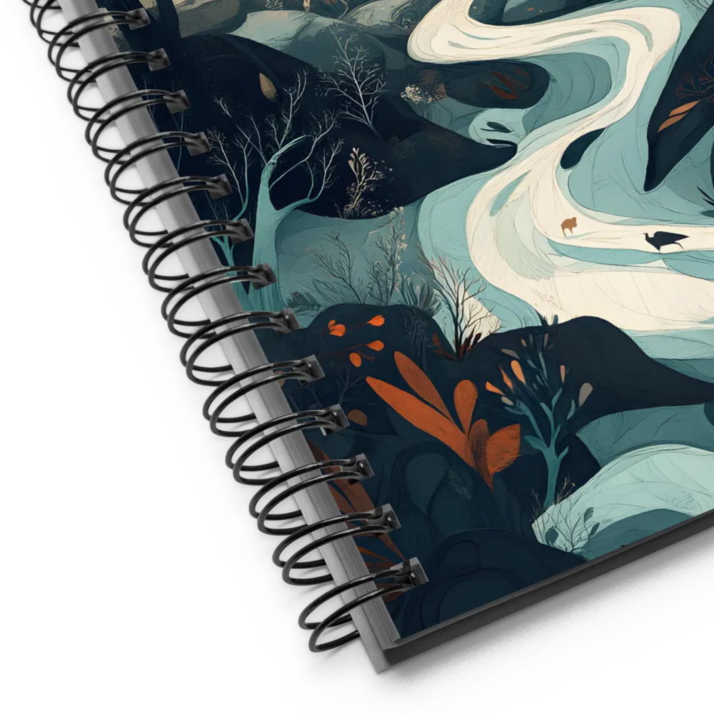Autumn River Valley 
 Spiral Notebook | 140 pages