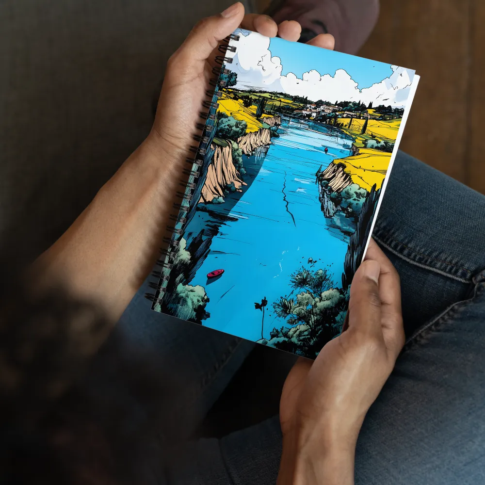 Vibrant Canyon River 
 Spiral Notebook | 140 pages