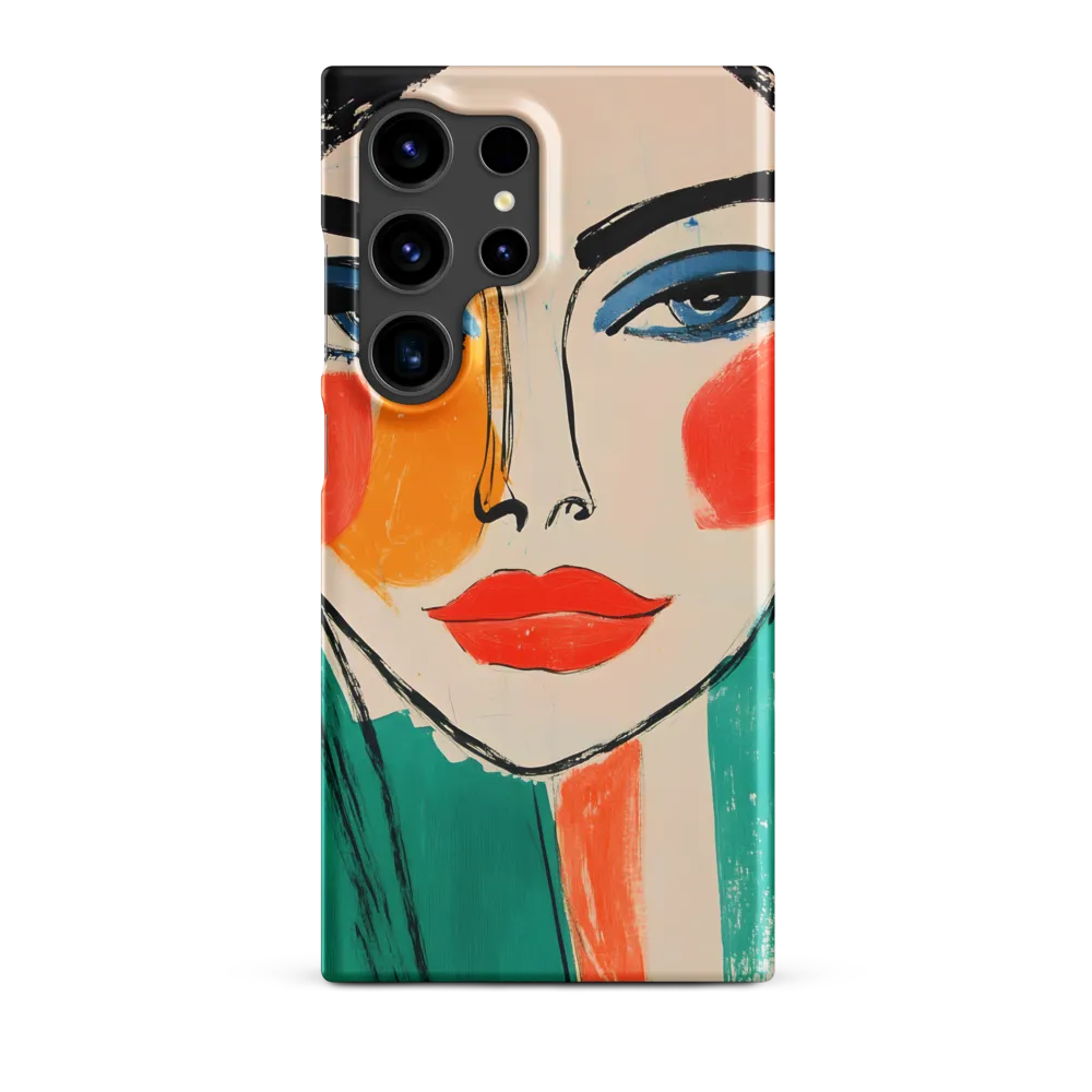 Modern Abstract Portrait of a Woman | Phone Case