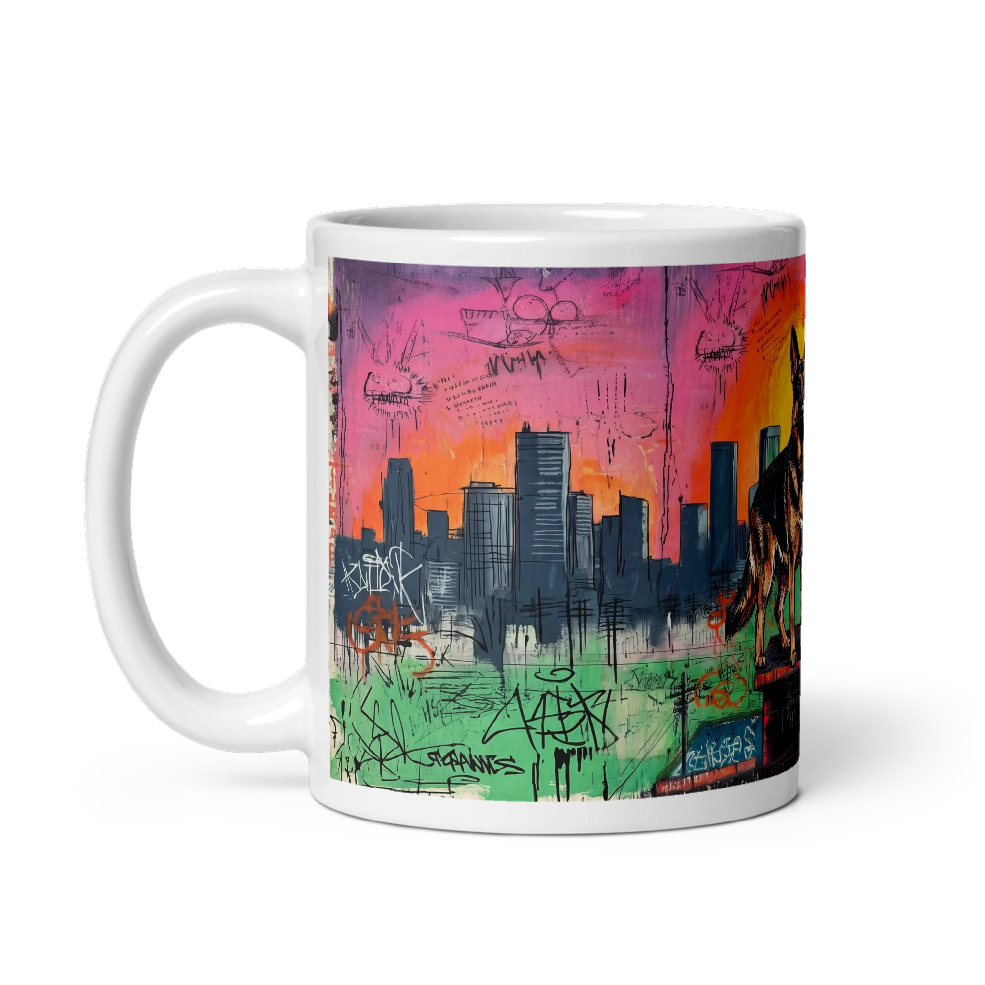 Pet Portrait Mug — Street Art