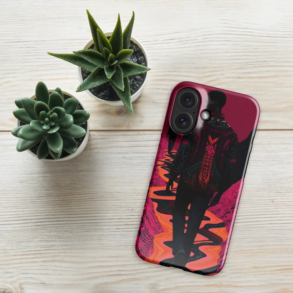 Journey Through Magenta 
 Samsung Galaxy S25 | Snap Case