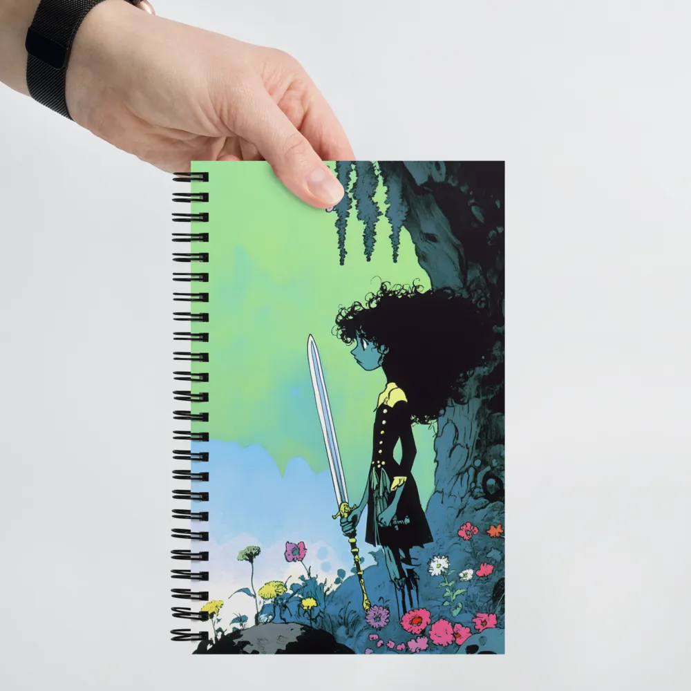 The Swordswoman's Garden 
 Spiral Notebook | 140 pages