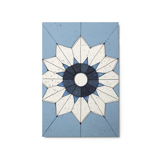Celestial Bloom Geometry | Art Print