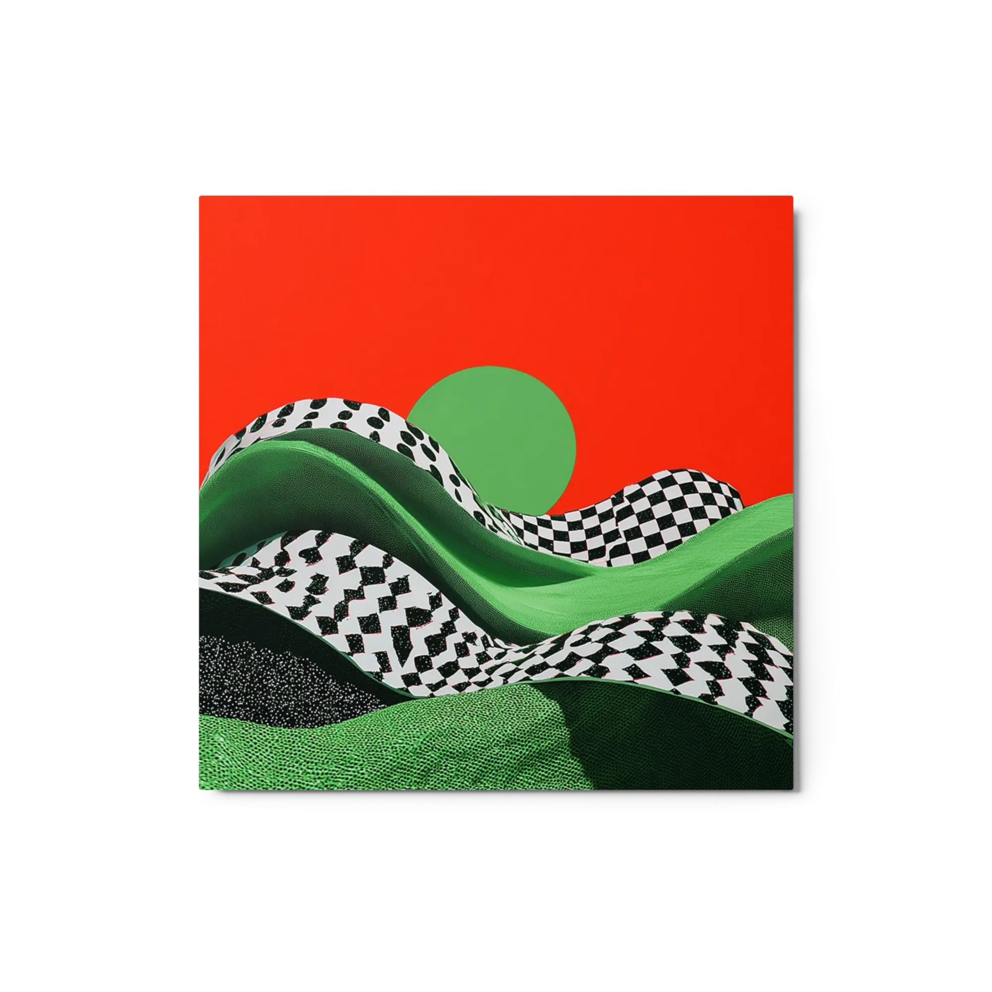 Red Horizon and Green Waves