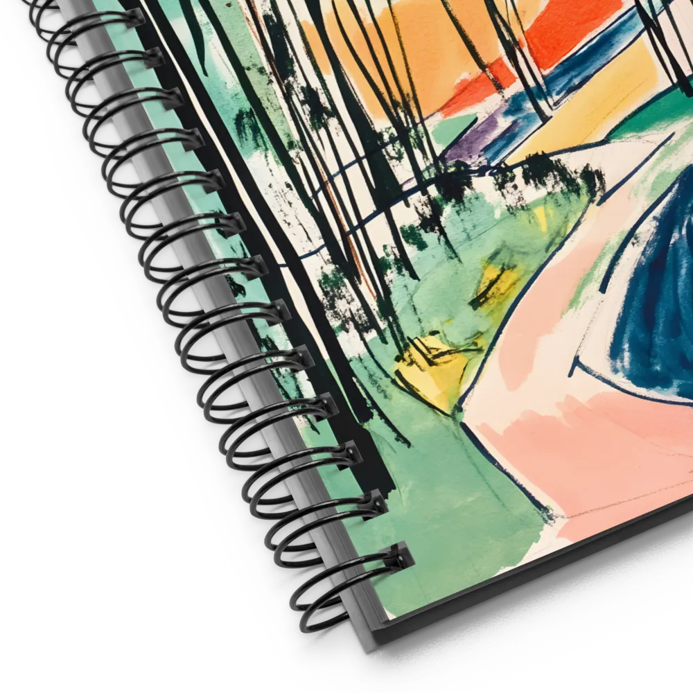 Fauvist Forest Path 
 Spiral Notebook | 140 pages