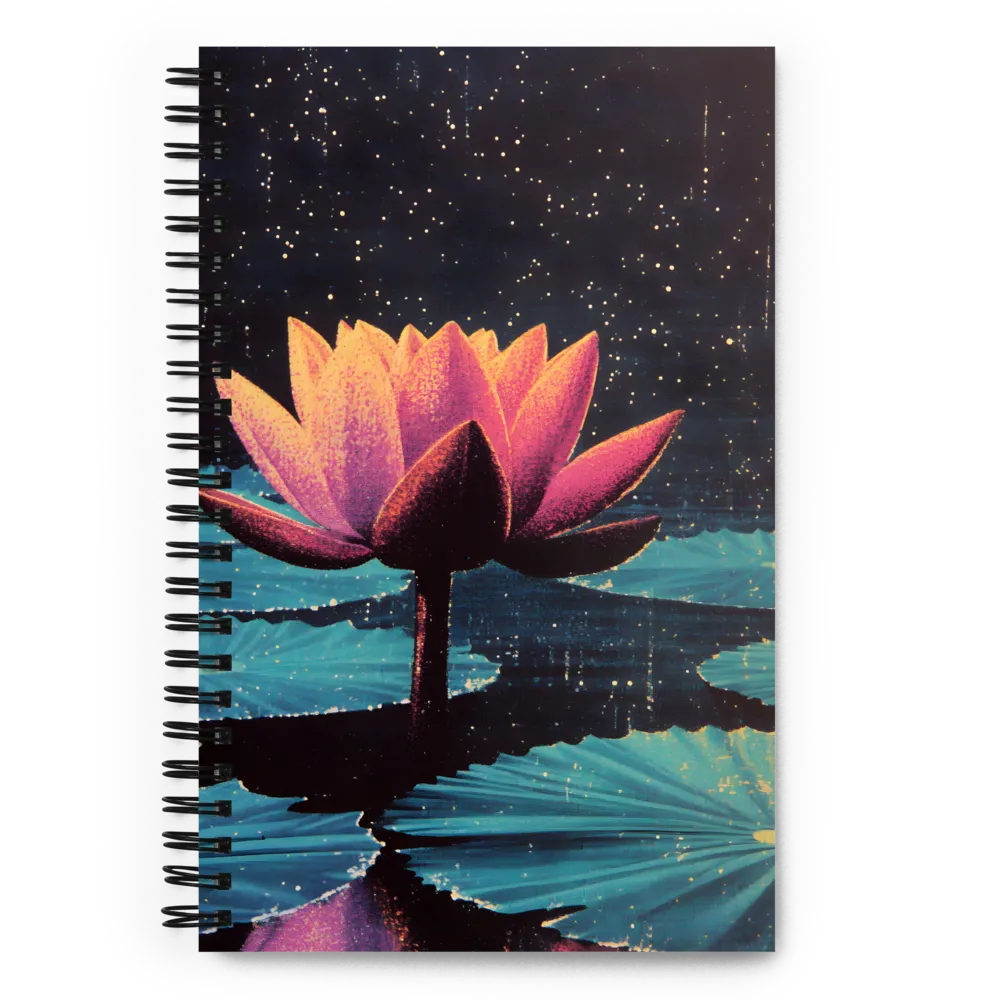 Ethereal Lotus Dream 
 Spiral Notebook | 140 pages