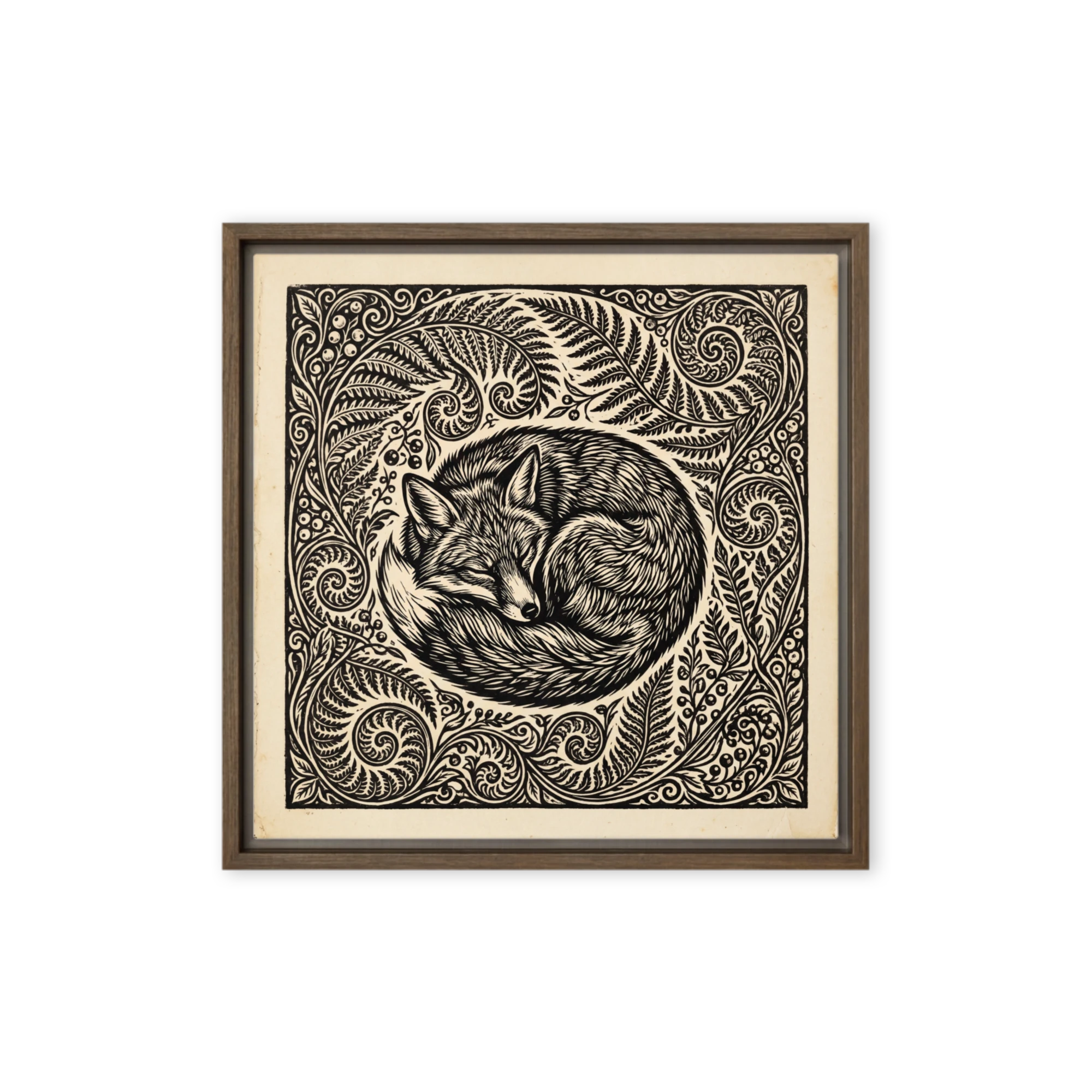 Sleeping Fox in Ferns