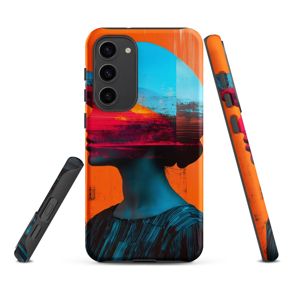 Surreal Portrait with Abstract Landscape | Phone Case