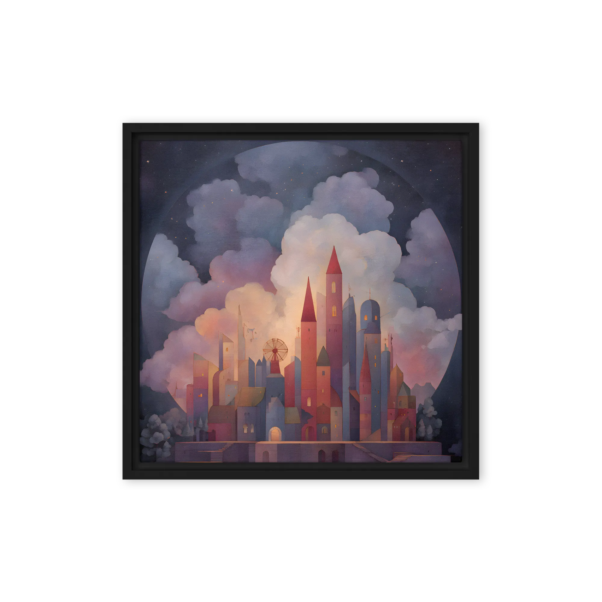 Dreamlike Spherical City | Art Print