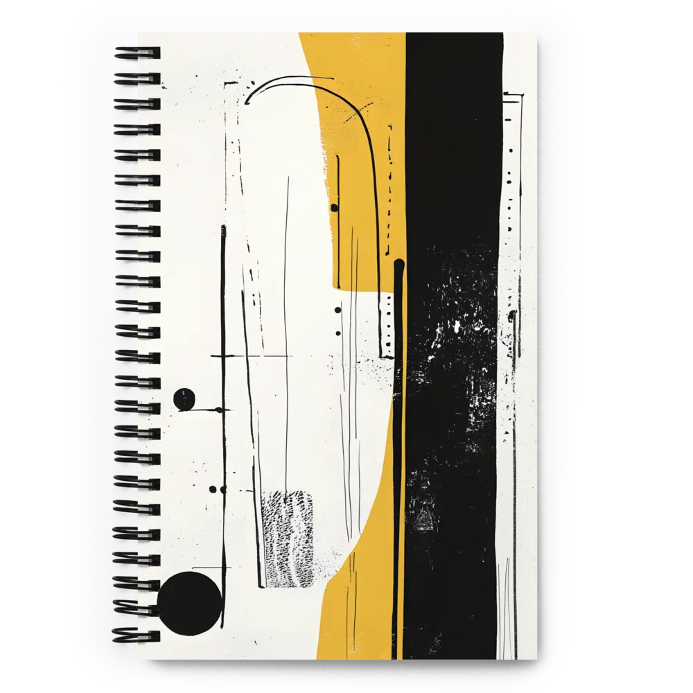 Modern Abstract Composition 
 Spiral Notebook | 140 pages