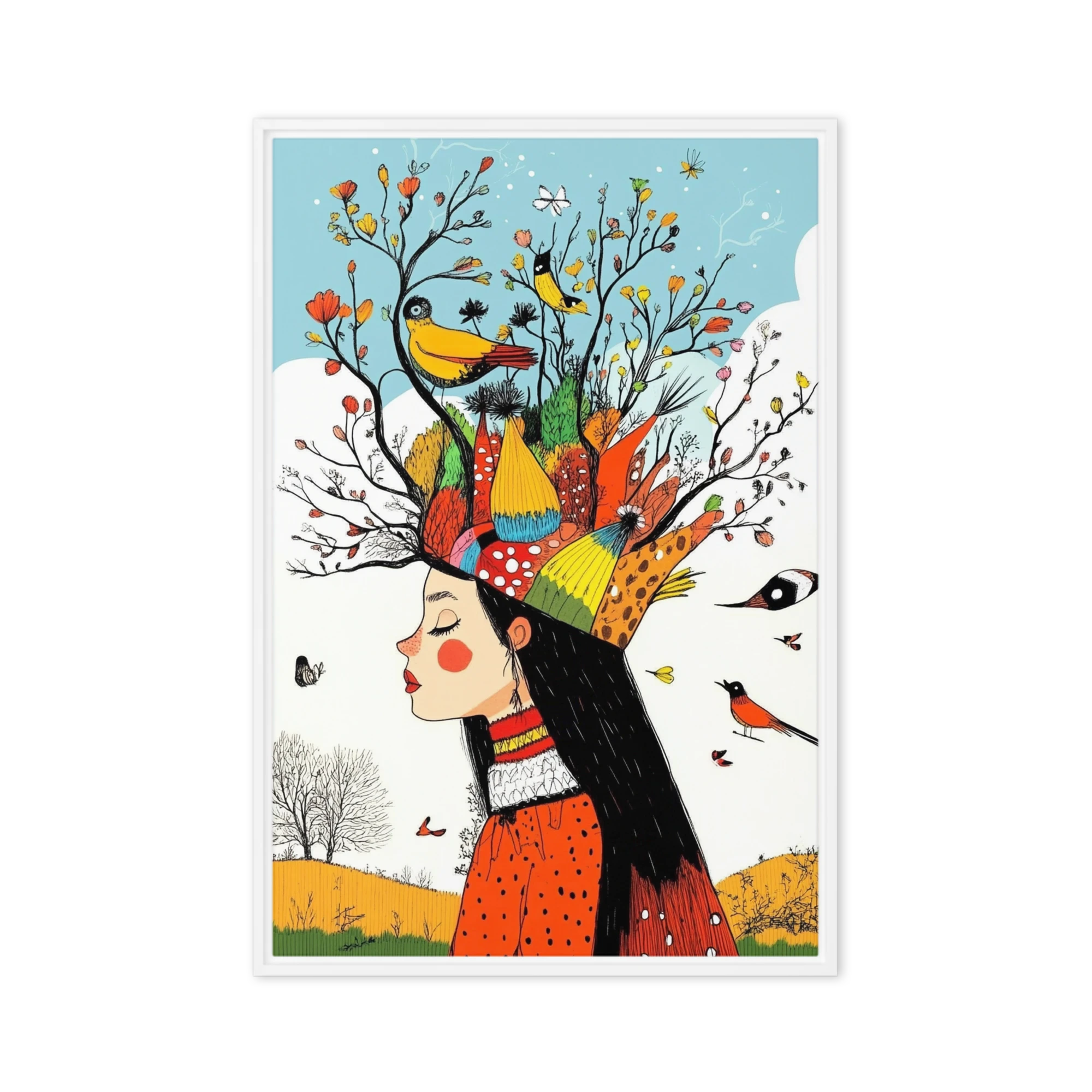 Whimsical Nature Spirit | Art Print