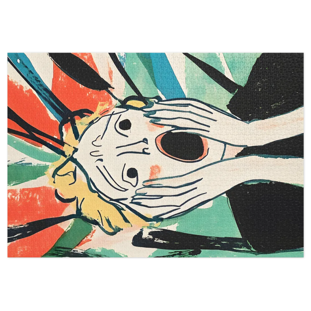 The Modern Scream 
 Jigsaw Puzzle in Tin Box