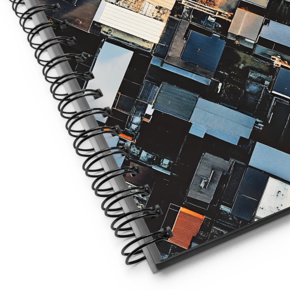 Urban Rooftop Geometry 
 Spiral Notebook | 140 pages