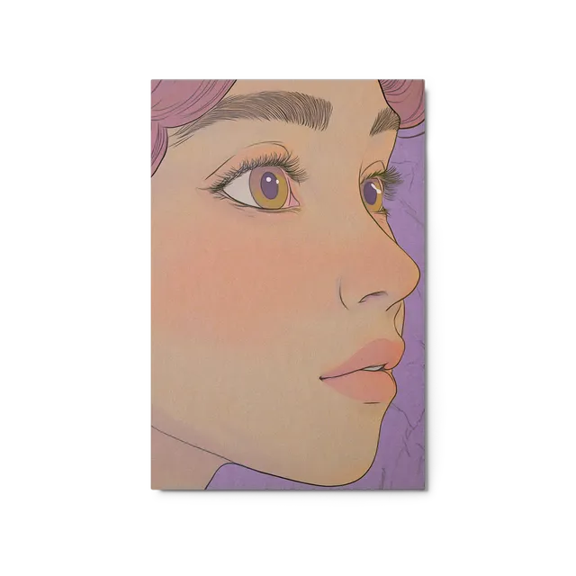 Introspection in Lavender Hues | Art Print
