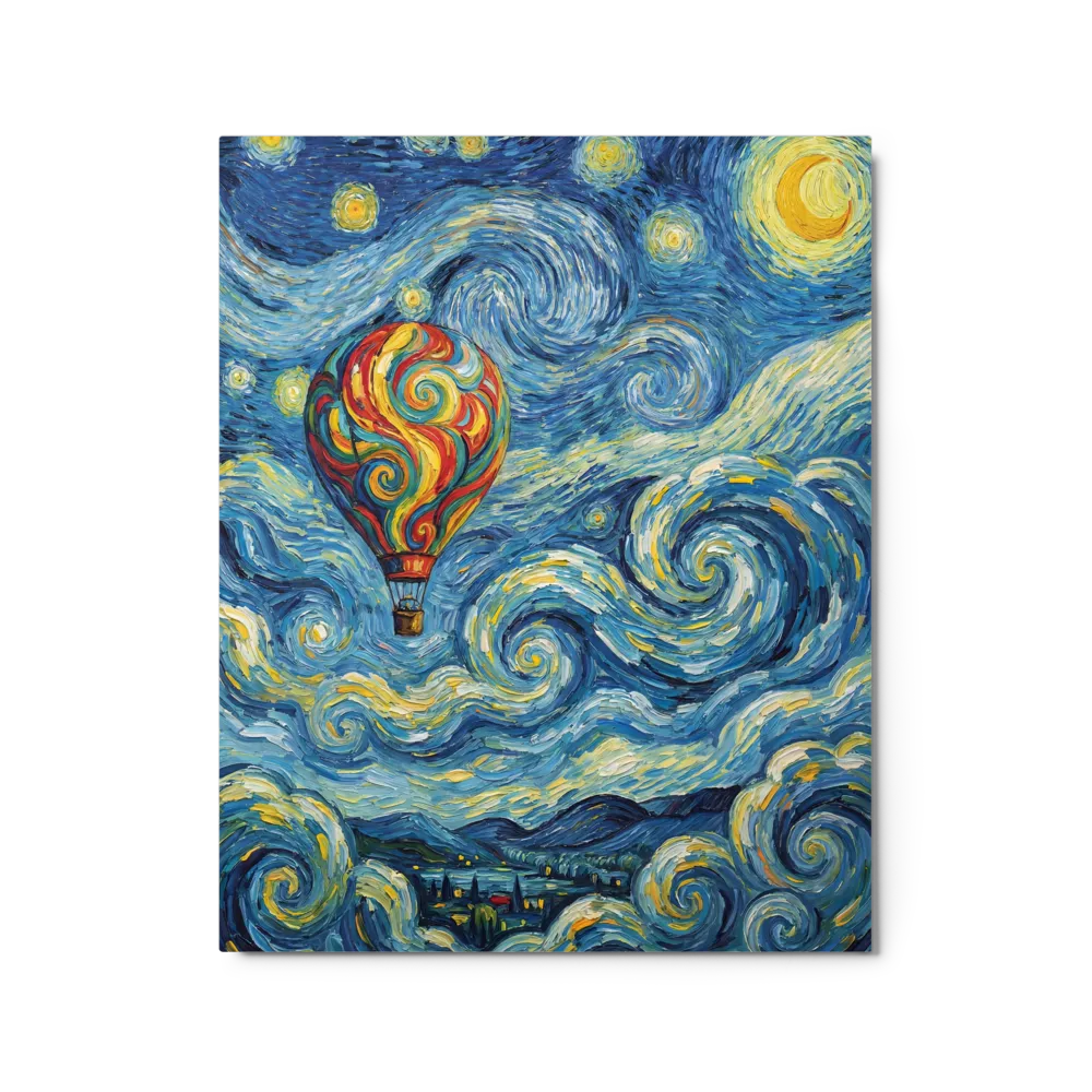 Skyward Swirls 
 Canvas | 16″x 20″