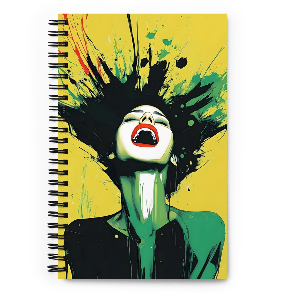 Pop Art Scream 
 Spiral Notebook | 140 pages
