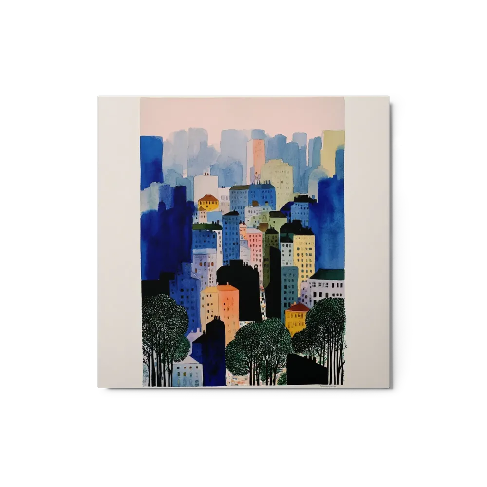 Blue Horizon Cityscape | Art Print