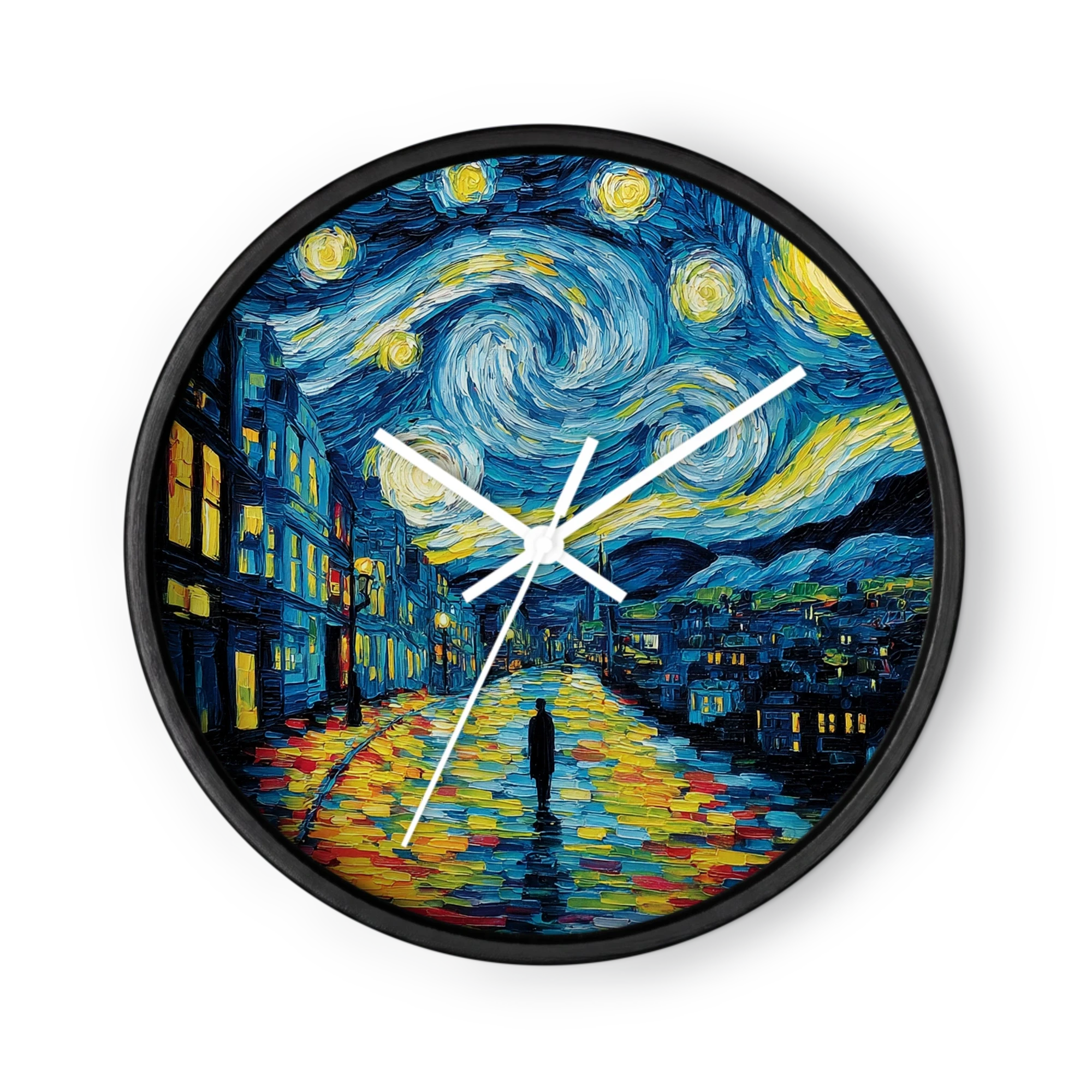Vincents Reverie Wall Clocks — Night Skies in Motion