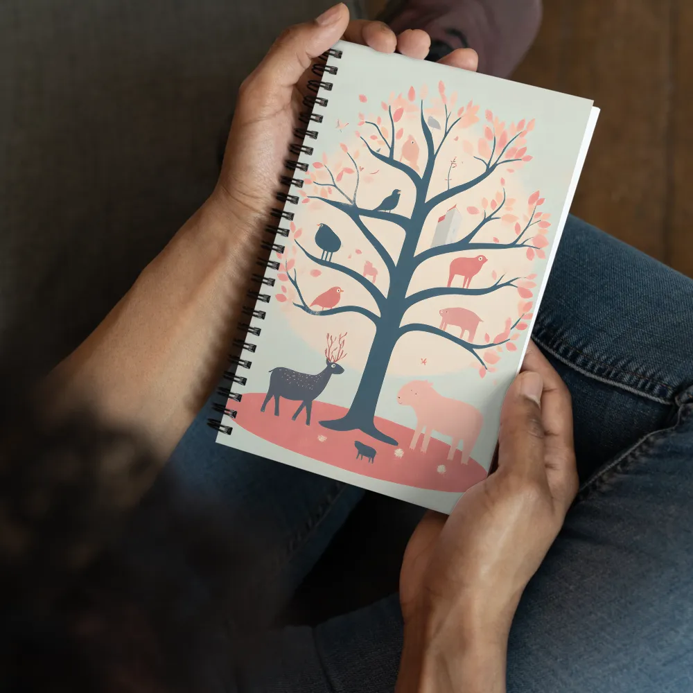 Whimsical Tree of Life 
 Spiral Notebook | 140 pages