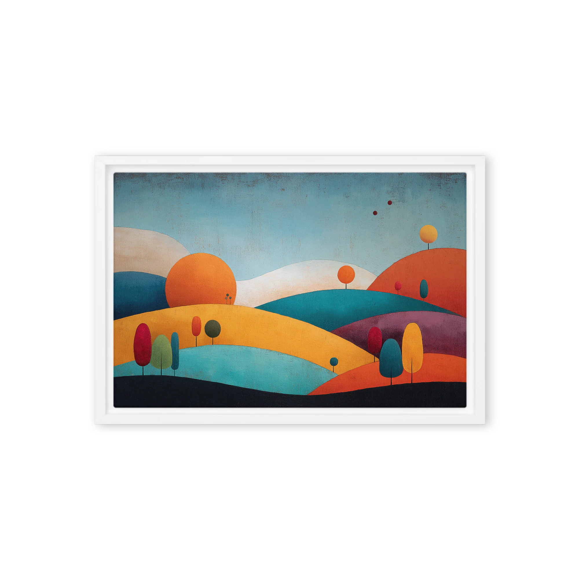 Sunlit Rolling Hills